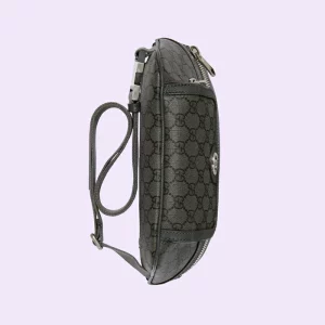 GUCCI Ophidia Belt Bag - Grey And Black Supreme