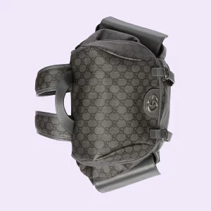 GUCCI Ophidia GG Medium Backpack - Grey And Black Supreme