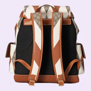 GUCCI Ophidia GG Rhombus Print Backpack - Multicolor Supreme