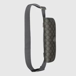 GUCCI Ophidia GG Small Belt Bag - Grey And Black Supreme