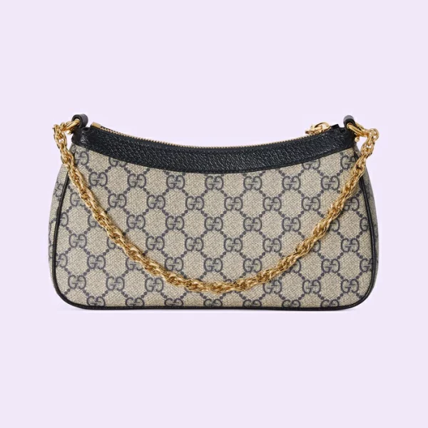 GUCCI Ophidia GG Small Handbag - Beige And Blue Supreme