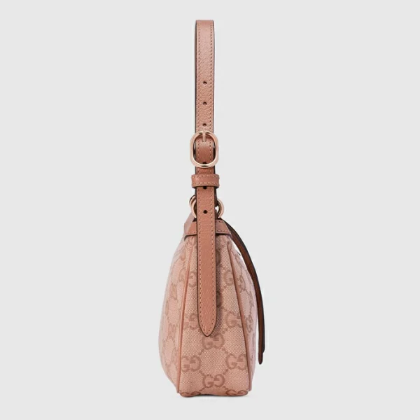 GUCCI Ophidia GG Small Handbag - Pink Canvas