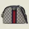 GUCCI Ophidia GG Small Shoulder Bag - Beige And Blue Supreme