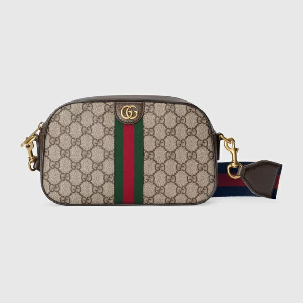 GUCCI Ophidia GG Small Shoulder Bag - Beige And Ebony Supreme