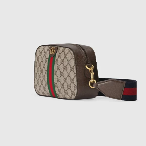 GUCCI Ophidia GG Small Shoulder Bag - Beige And Ebony Supreme