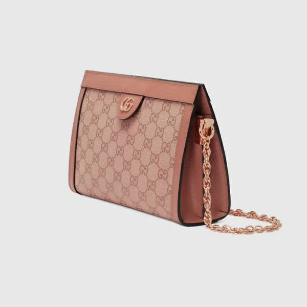 GUCCI Ophidia GG Small Shoulder Bag - Pink