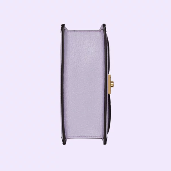 GUCCI Ophidia Mini Shoulder Bag - Lilac Leather