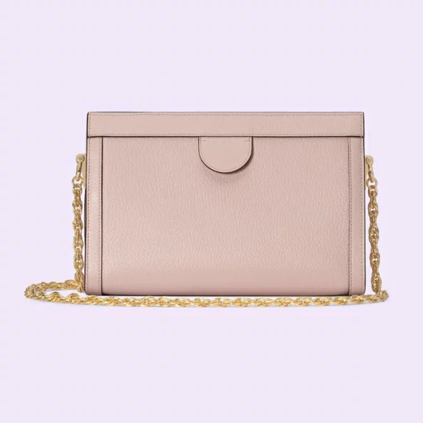 GUCCI Ophidia Small Shoulder Bag With Double G - Light Pink Leather