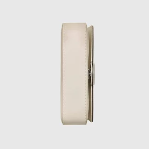 GUCCI Petite GG Mini Shoulder Bag - White Leather