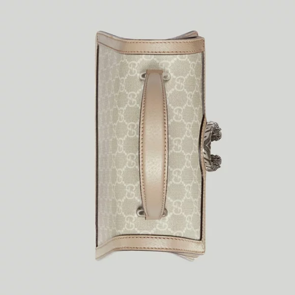 GUCCI Small Dionysus Top Handle Bag - Beige And White Supreme